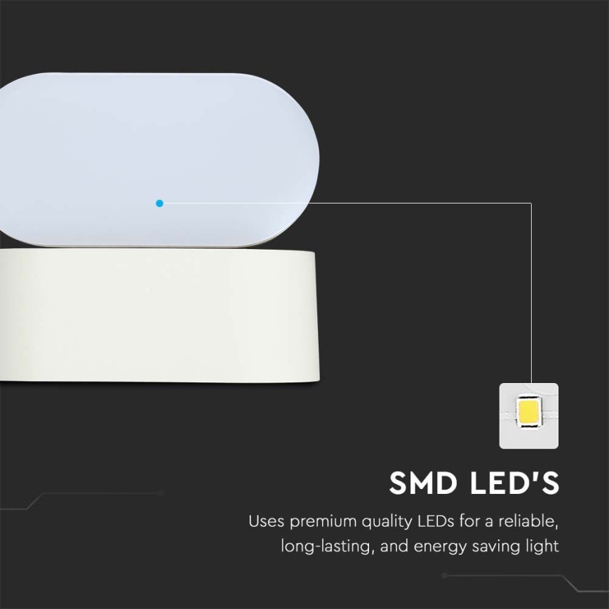 LED Outdoor flexible wall light LED/5W/230V 3000K IP65 white