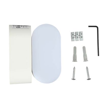 LED Outdoor flexible wall light LED/5W/230V 3000K IP65 white