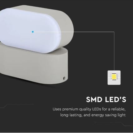 LED Outdoor flexible wall light LED/5W/230V IP65