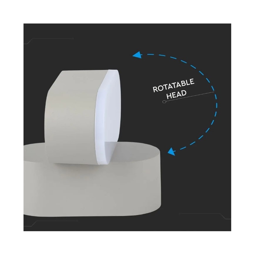 LED Outdoor flexible wall light LED/5W/230V IP65