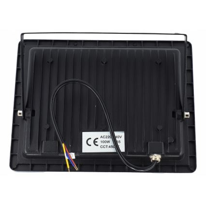 LED Outdoor Floodlight LED/100W/230V 4500K IP65 Black