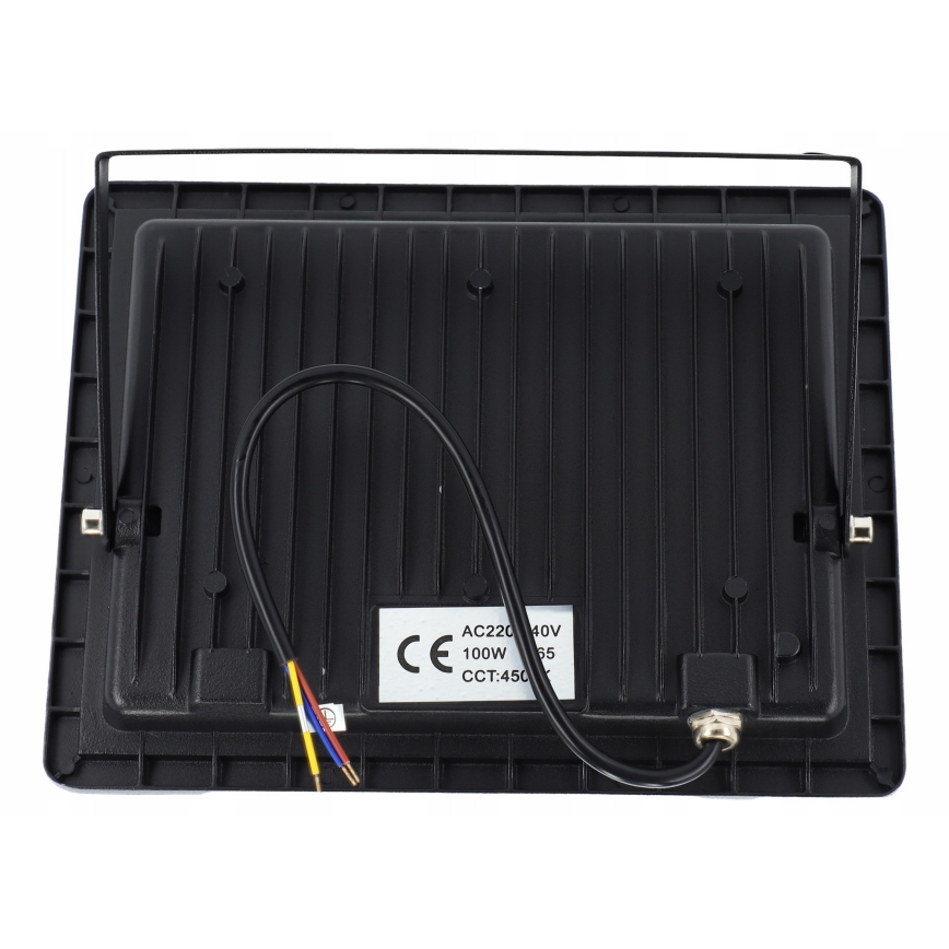 LED Outdoor Floodlight LED/100W/230V 4500K IP65 Black