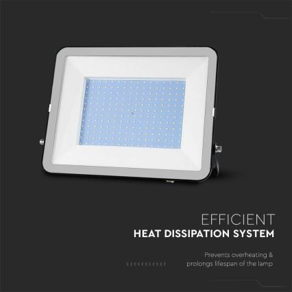 LED Outdoor floodlight SAMSUNG CHIP LED/200W/230V 4000K IP65 black