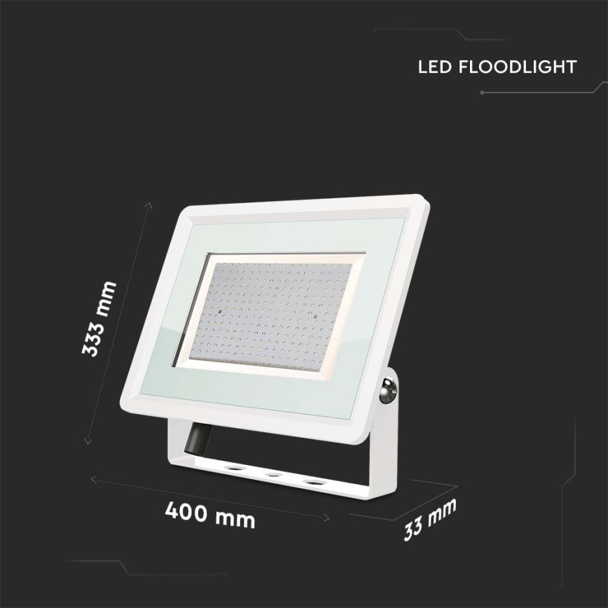LED Outdoor floodlight LED/200W/230V 4000K IP65 white