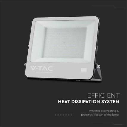LED Outdoor floodlight SAMSUNG CHIP LED/200W/230V 6500K IP65 black