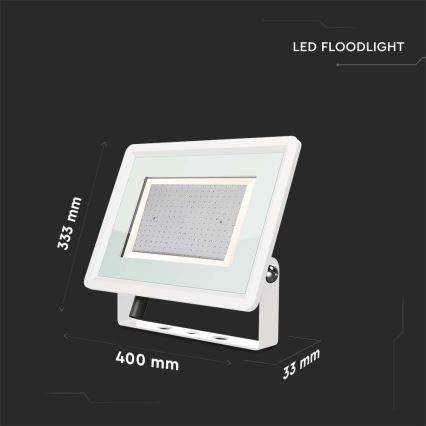 LED Outdoor floodlight LED/200W/230V 6500K IP65 white