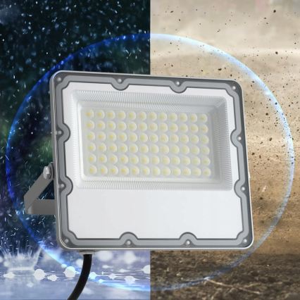 LED Outdoor Floodlight LED/50W/230V 4500K IP65 grey