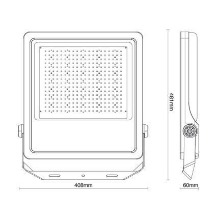 LED Outdoor floodlight PROFI PLUS LED/300W/230V 5000K IP66