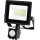 LED Outdoor floodlight with a sensor LED/20W/230V IP44 6500K black