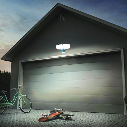 LED Outdoor floodlight with a sensor LED/24W/230V 3000/4000/6000K IP54 anthracite