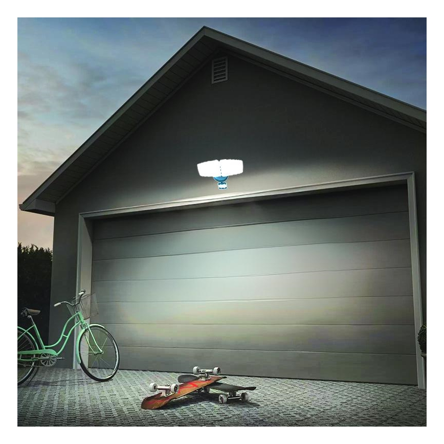 LED Outdoor floodlight with a sensor LED/24W/230V 3000/4000/6000K IP54 anthracite