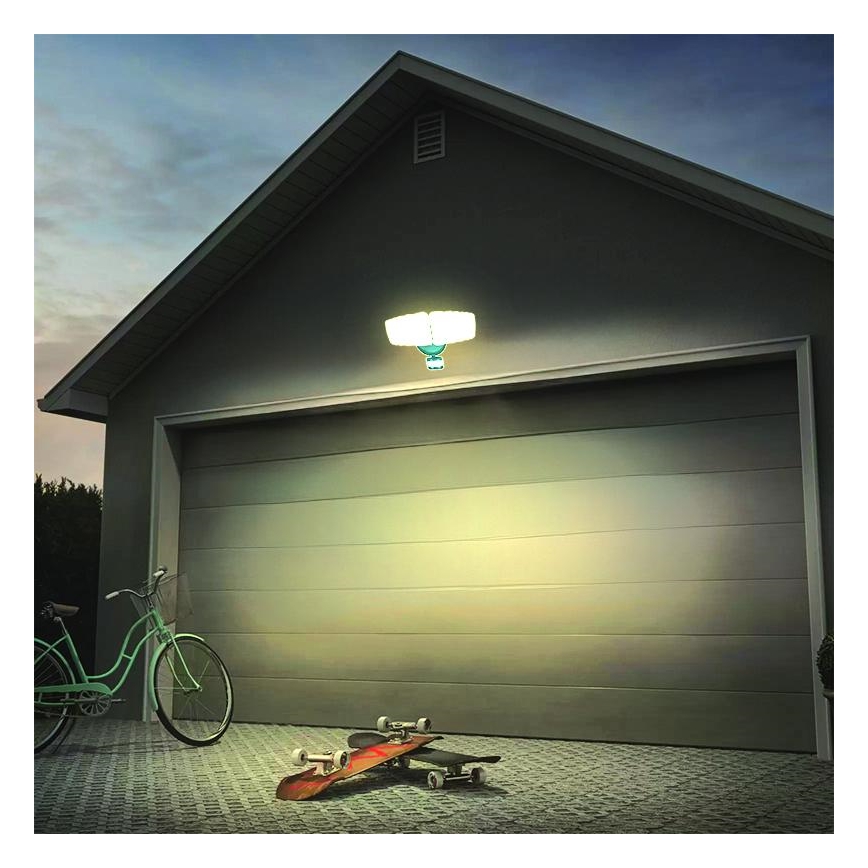 LED Outdoor floodlight with a sensor LED/24W/230V 3000/4000/6000K IP54 anthracite