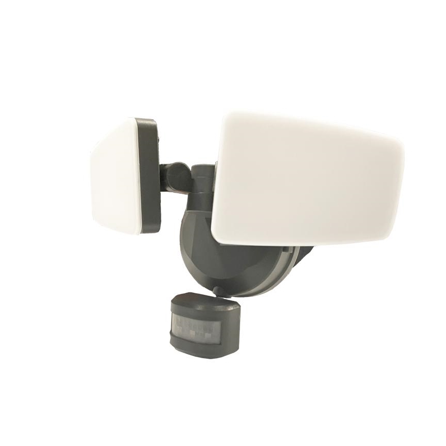 LED Outdoor floodlight with a sensor LED/24W/230V 3000/4000/6000K IP54 anthracite