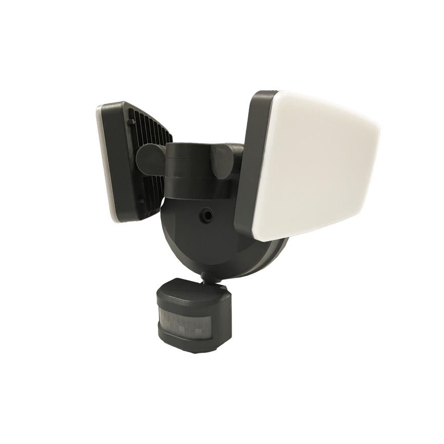 LED Outdoor floodlight with a sensor LED/24W/230V 3000/4000/6000K IP54 anthracite