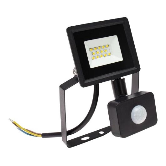 LED Outdoor floodlight with a sensor NOCTIS LUX 3 LED/10W/230V 4000K IP44 black