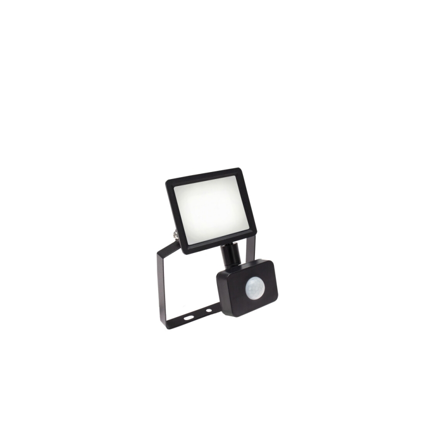 LED Outdoor floodlight with a sensor NOCTIS LUX 3 LED/10W/230V 4000K IP44 black