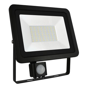LED Outdoor floodlight with a sensor NOCTIS LUX 3 LED/50W/230V 3000K IP44 black