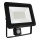LED Outdoor floodlight with a sensor NOCTIS LUX 3 LED/50W/230V 3000K IP44 black