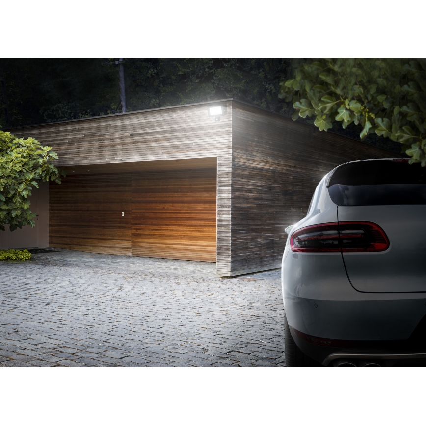 LED Outdoor floodlight with a sensor NOCTIS LUX 3 LED/50W/230V 3000K IP44 black