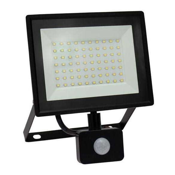 LED Outdoor floodlight with a sensor NOCTIS LUX 3 LED/50W/230V 4000K IP44 black