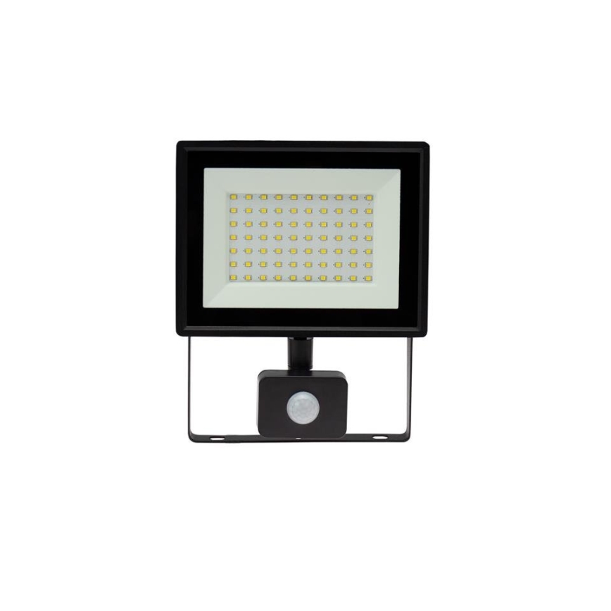 LED Outdoor floodlight with a sensor NOCTIS LUX 3 LED/50W/230V 4000K IP44 black