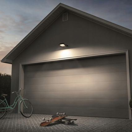 LED Outdoor Floodlight with Motion and Dusk Sensor LED/50W/230V 4500K IP65 Black