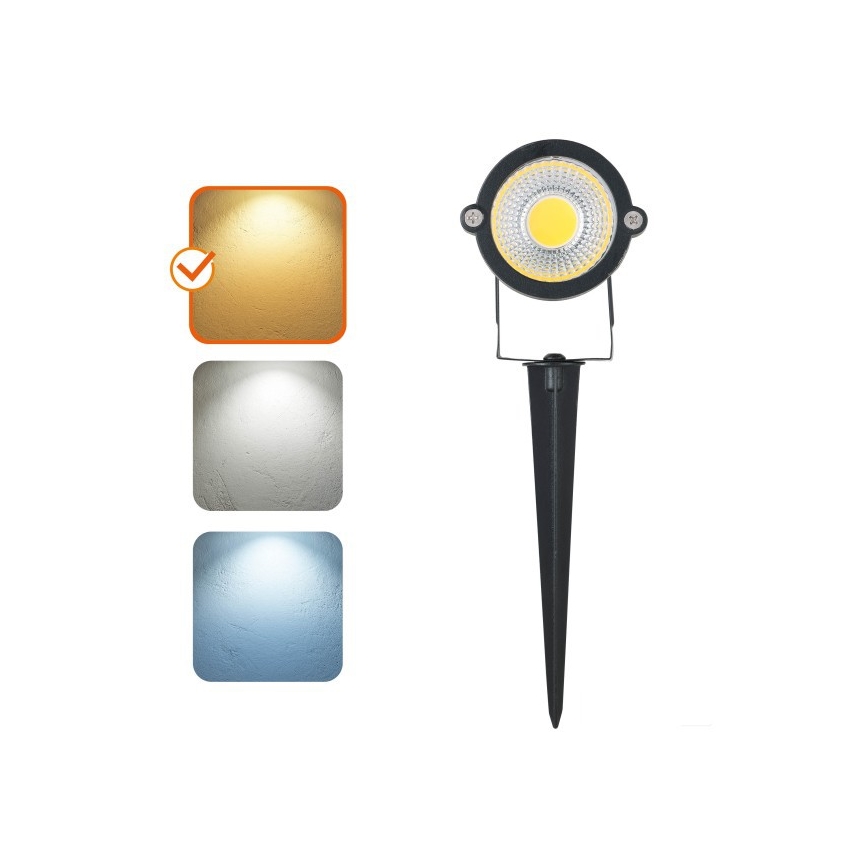 LED Outdoor Lamp BLAKE LED/5W/230V 3000K IP65 black