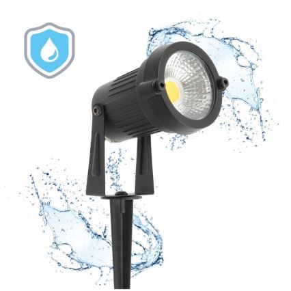 LED Outdoor Lamp BLAKE LED/5W/230V 4000K IP65 Black