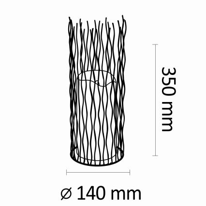 LED Outdoor lamp BORG 2xAA IP44