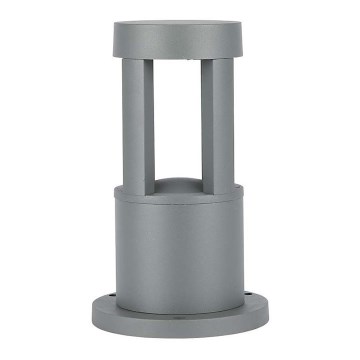 LED Outdoor lamp LED/10W/230V 25cm 3000K IP65 grey