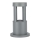 LED Outdoor lamp LED/10W/230V 25cm 3000K IP65 grey