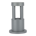 LED Outdoor lamp LED/10W/230V 25cm 4000K IP65 grey