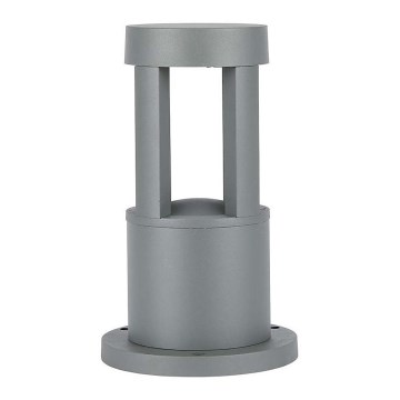 LED Outdoor lamp LED/10W/230V 25cm 4000K IP65 grey