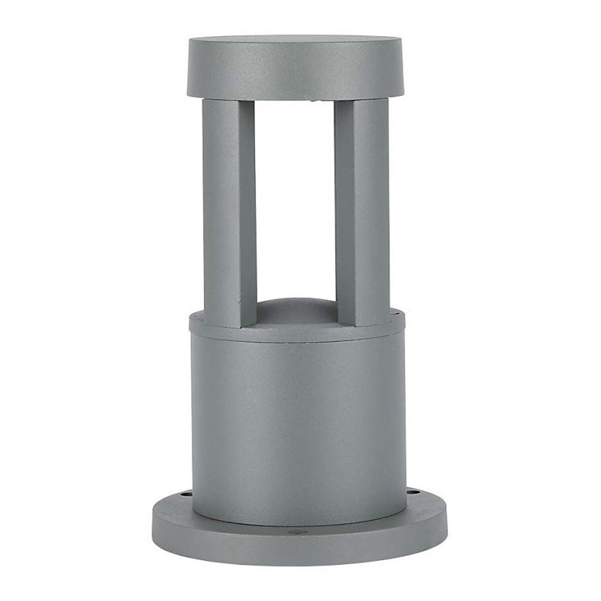 LED Outdoor lamp LED/10W/230V 25cm 4000K IP65 grey