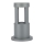 LED Outdoor lamp LED/10W/230V 25cm 4000K IP65 grey