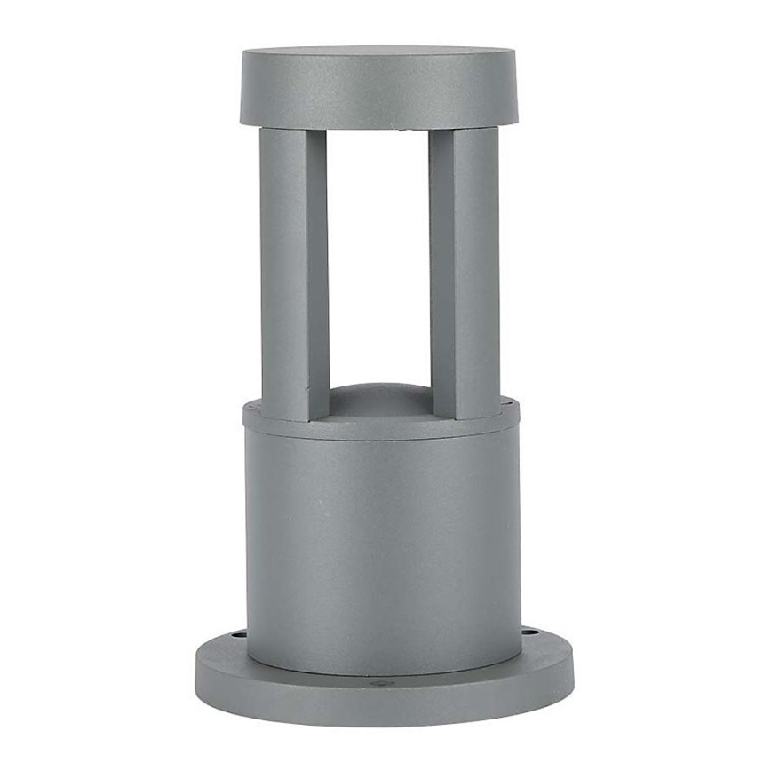 LED Outdoor lamp LED/10W/230V 25cm 6400K IP65 grey