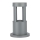 LED Outdoor lamp LED/10W/230V 25cm 6400K IP65 grey