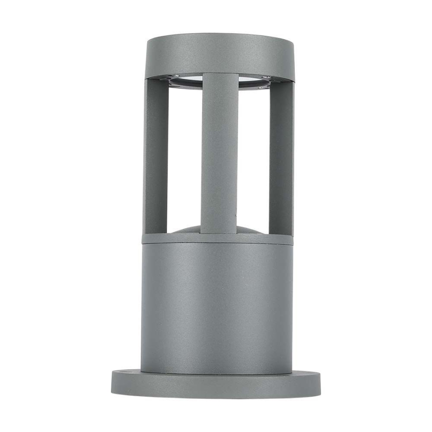 LED Outdoor lamp LED/10W/230V 25cm 6400K IP65 grey