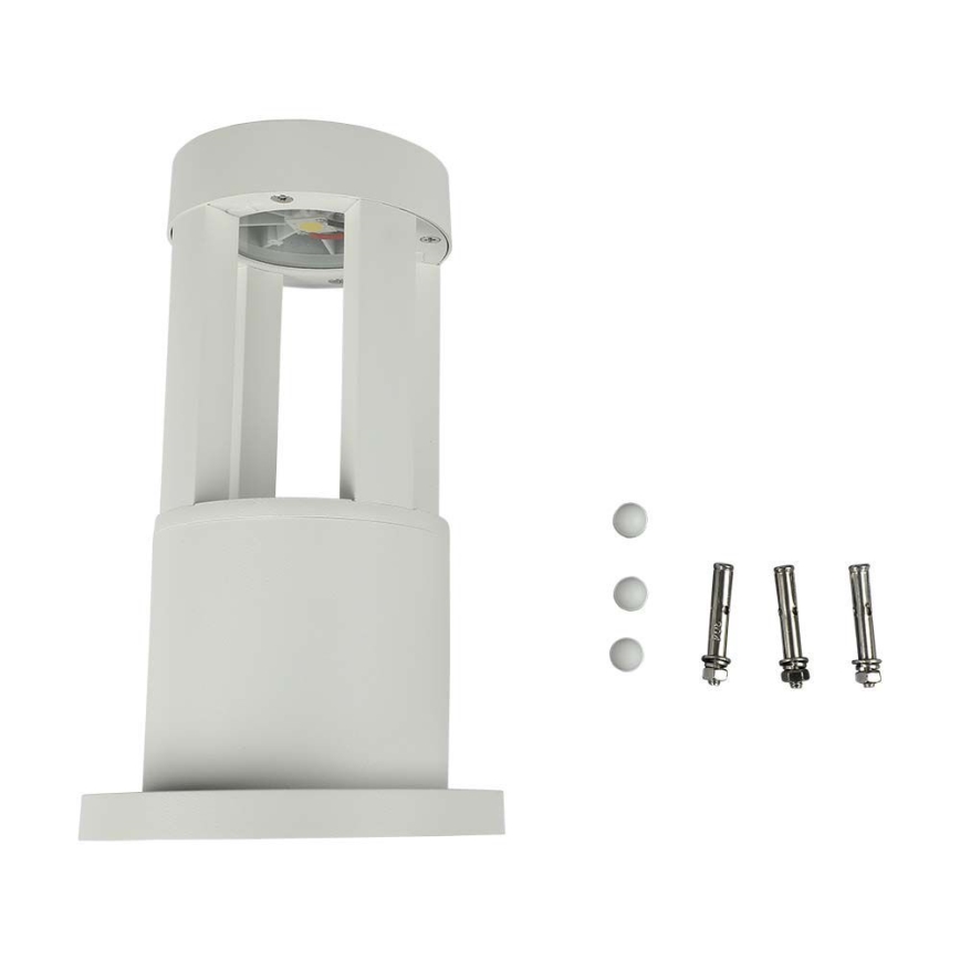 LED Outdoor lamp LED/10W/230V 25cm 6400K IP65 white