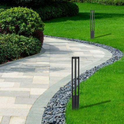 LED Outdoor lamp LED/10W/230V 80cm 6400K IP65 black