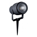 LED Outdoor lamp LED/12W/100-240V IP65 3000K grey