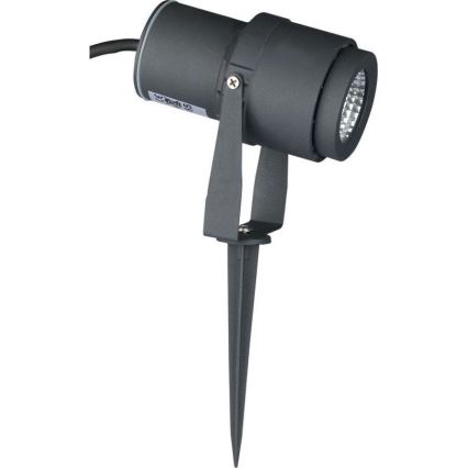 LED Outdoor lamp LED/12W/100-240V IP65 3000K grey
