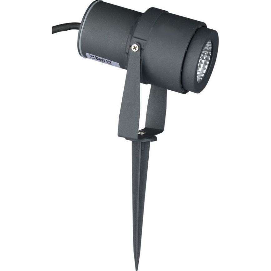LED Outdoor lamp LED/12W/100-240V IP65 3000K grey