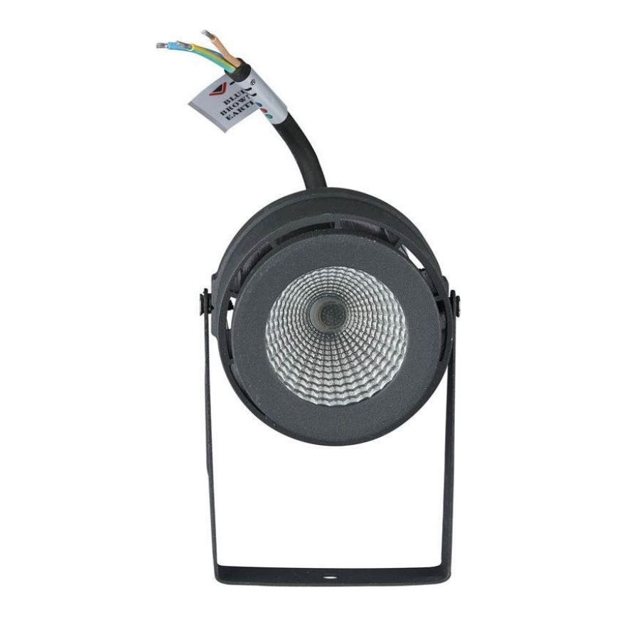 LED Outdoor lamp LED/12W/100-240V IP65 3000K grey