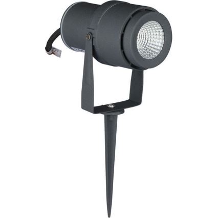 LED Outdoor lamp LED/12W/100-240V IP65 3000K grey