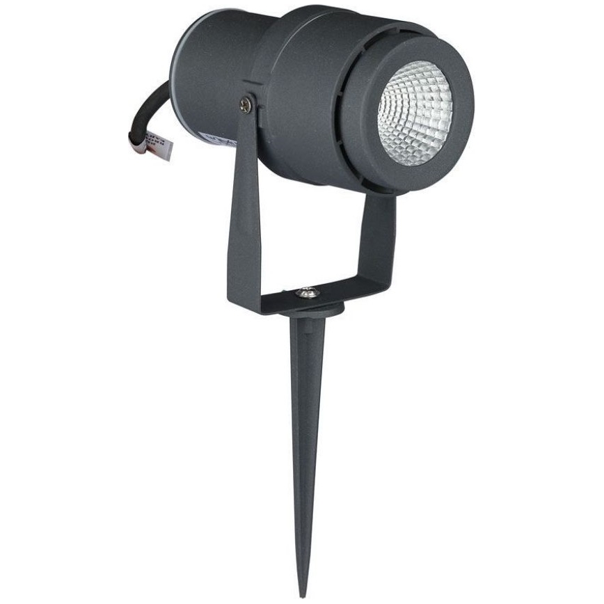 LED Outdoor lamp LED/12W/100-240V IP65 3000K grey