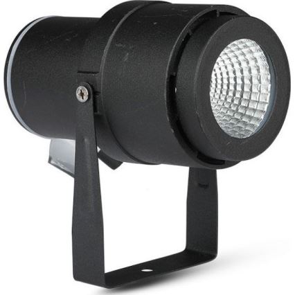 LED Outdoor lamp LED/12W/100-240V IP65 black - green light