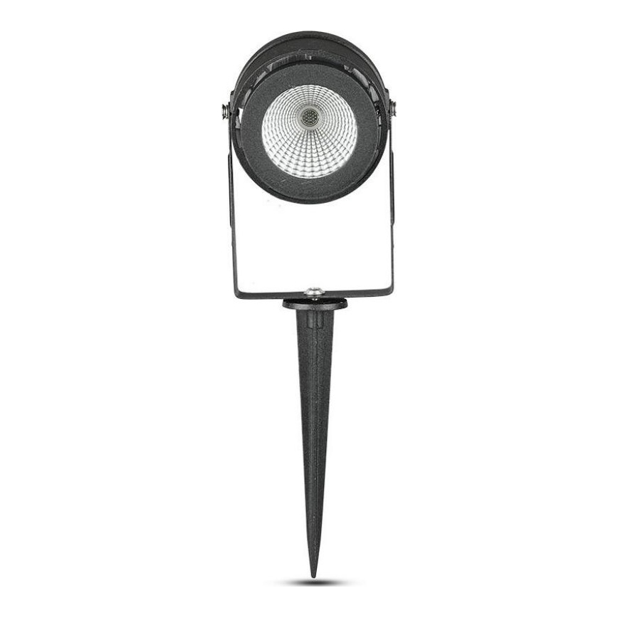 LED Outdoor lamp LED/12W/100-240V IP65 black - green light