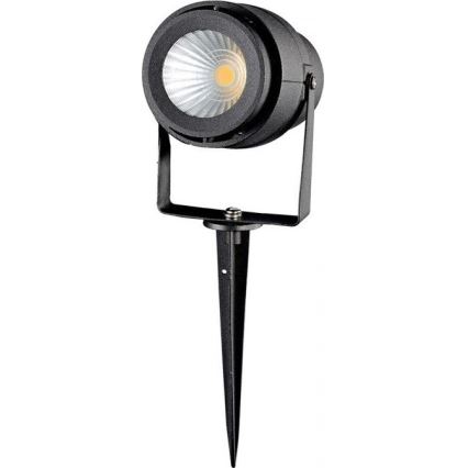LED Outdoor lamp LED/12W/100-240V IP65 black - green light