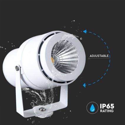LED Outdoor lamp LED/12W/110-240V IP65 3000K white